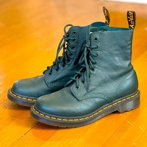 Dr Marten Pascual 1460 Green Boots, Sz 7